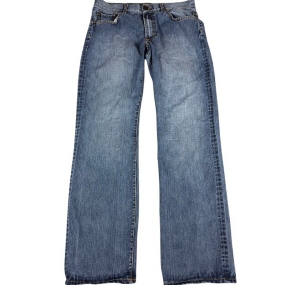 Rifle Jeans Men's 34x34 Blue Denim Straight Leg Med Wash Vintage Style 5-Pocket